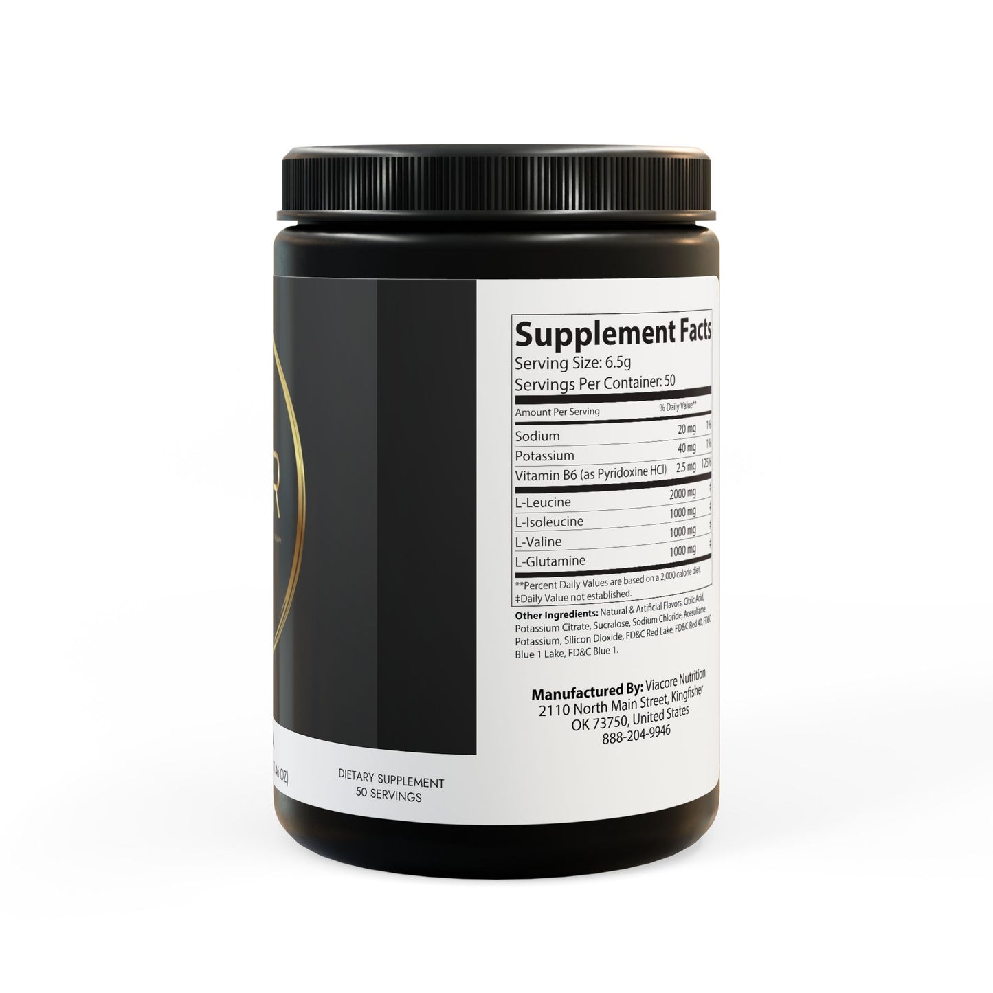 BCAA Supplement, Grape (325g, 11.46oz, 50 servings)